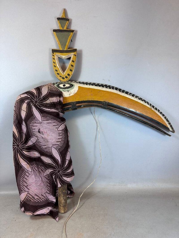 250121 - African Bozo bird marionet - Mali