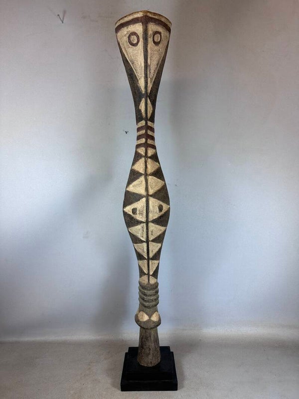 250136 - Wooden African Baga Snake Bansonyi sculpture - Guinea.