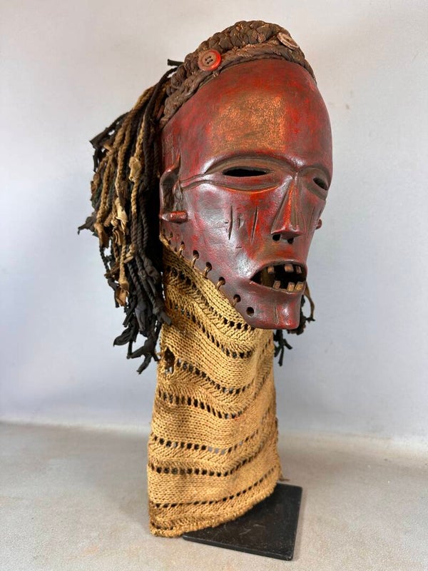 250256 - Rare Old African Mwana Pwo mask from the Chokwe - Congo / Angola