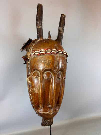 250320 - Old Rare African YAURE mask - Iv. Coast.