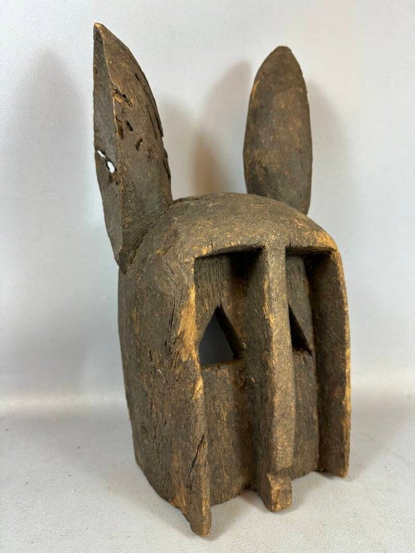 231203 - Old African Dogon Walu Rabbit Mask - Mali.