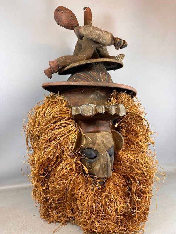 250509 - Large African mukhanda Yaka mask - Congo.