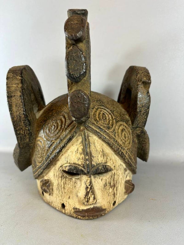 240142- Very old African IGBO double face Mask - Nigeria.