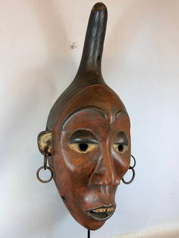 260606 - Old & Large African Yombe mask - Congo.