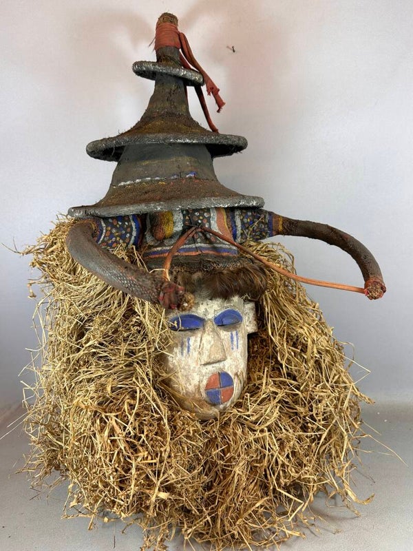 250621 - Large African mukhanda Yaka mask - Congo.