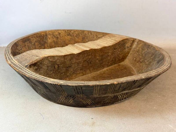 260684 - Old Traditional rare Gurage Injera serving / display - Ethiopia.