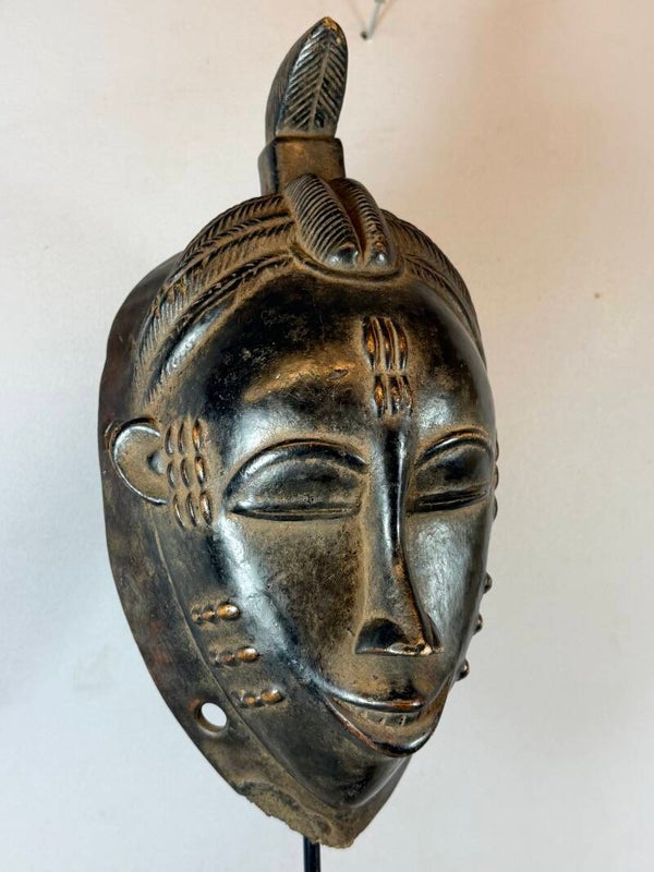260724 - Nice African Baule mask - Iv. Coast.