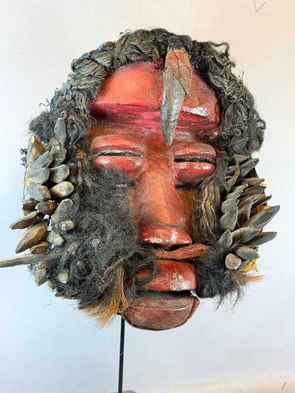 260721 - Old African We Guere War mask - Iv. Coast.