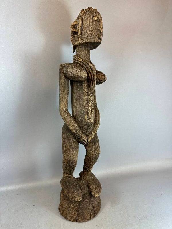 240414 - ANTIQUE African Dogon Kambari sculpture - Certificate - Niongono region from Mali.