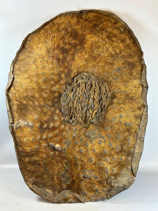 240421 - Antique and Extremely Rare 19th cent. African Matakam shield - certificate- Cameroon