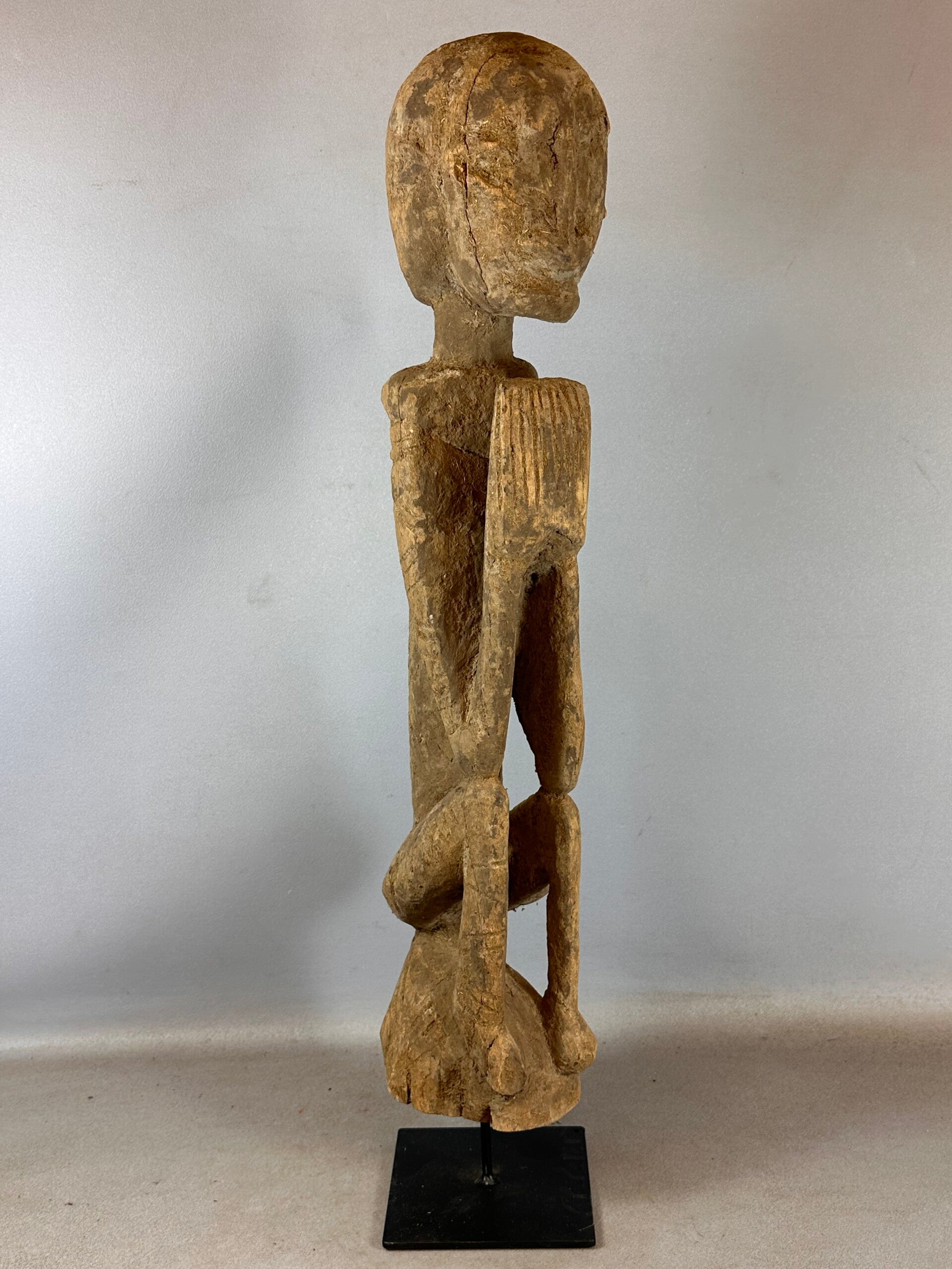 230521 - Very old African Dogon double face sculpture - Mali.
