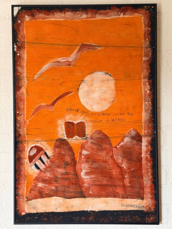 USF017 - African art - Artist Guerrier - Untitled - Burkina Faso.