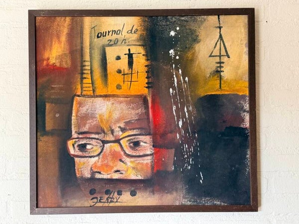 USF018 African painting by Jerry - Journal - Ghana.