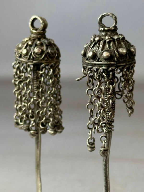 240839 - Antique African Ethiopian hair pins - Ethiopia.