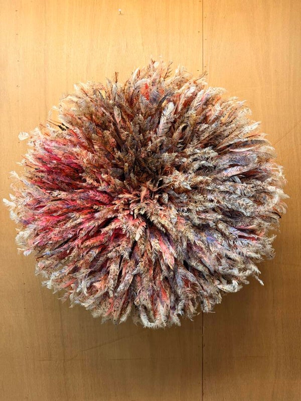 261125 - Traditional Feather Juju Headdress - Juju Hat - Cameroon.