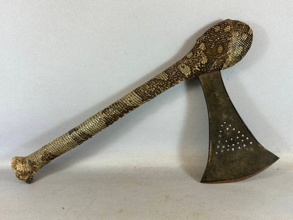 240901 - Antique 19th century African ceremonial axe from the Songye - Congo.