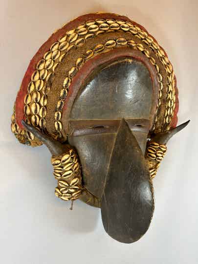 240908 - Old African Dan Koma Su Mask - Yv. Coast.