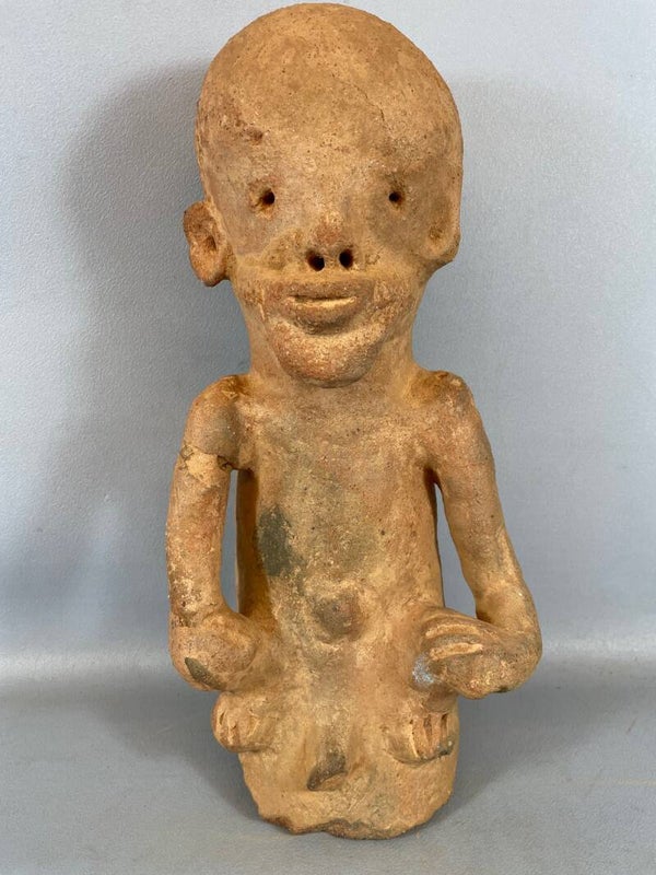 230416 - Antique Terracotta Katsina statue - Nigeria