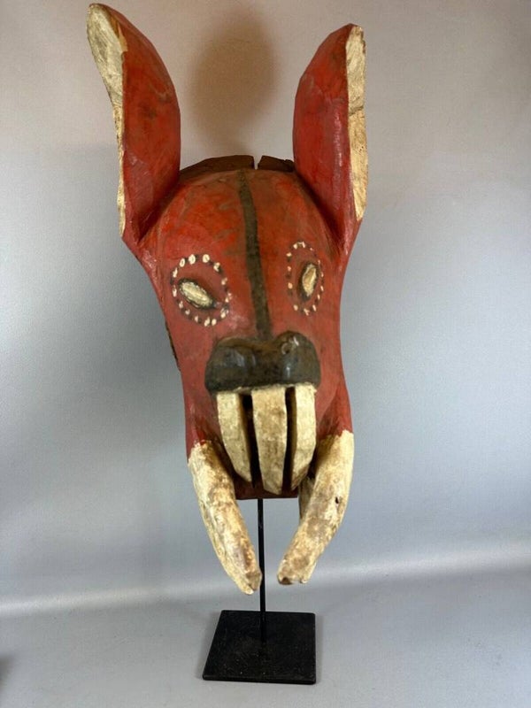 231040 - African old Baule Elephant mask - Iv. Coast.