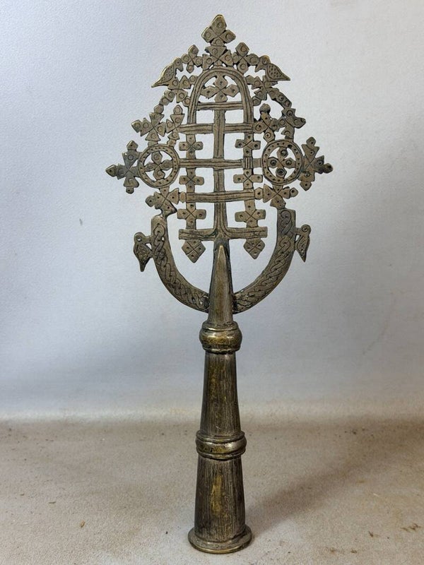 260460 - Ethiopian Coptic altar or procession Cross - Ethiopia.