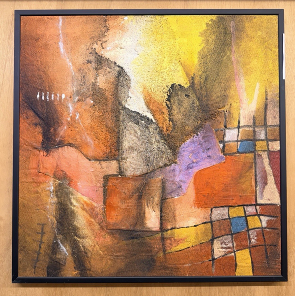 261101 - Artist Sessofia Ayaovi Dabla - "abstract Africa II ' - Togo