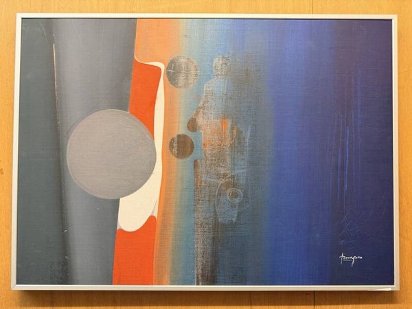 USF058 - Achille Zoungrama - painting on canvas -Togo