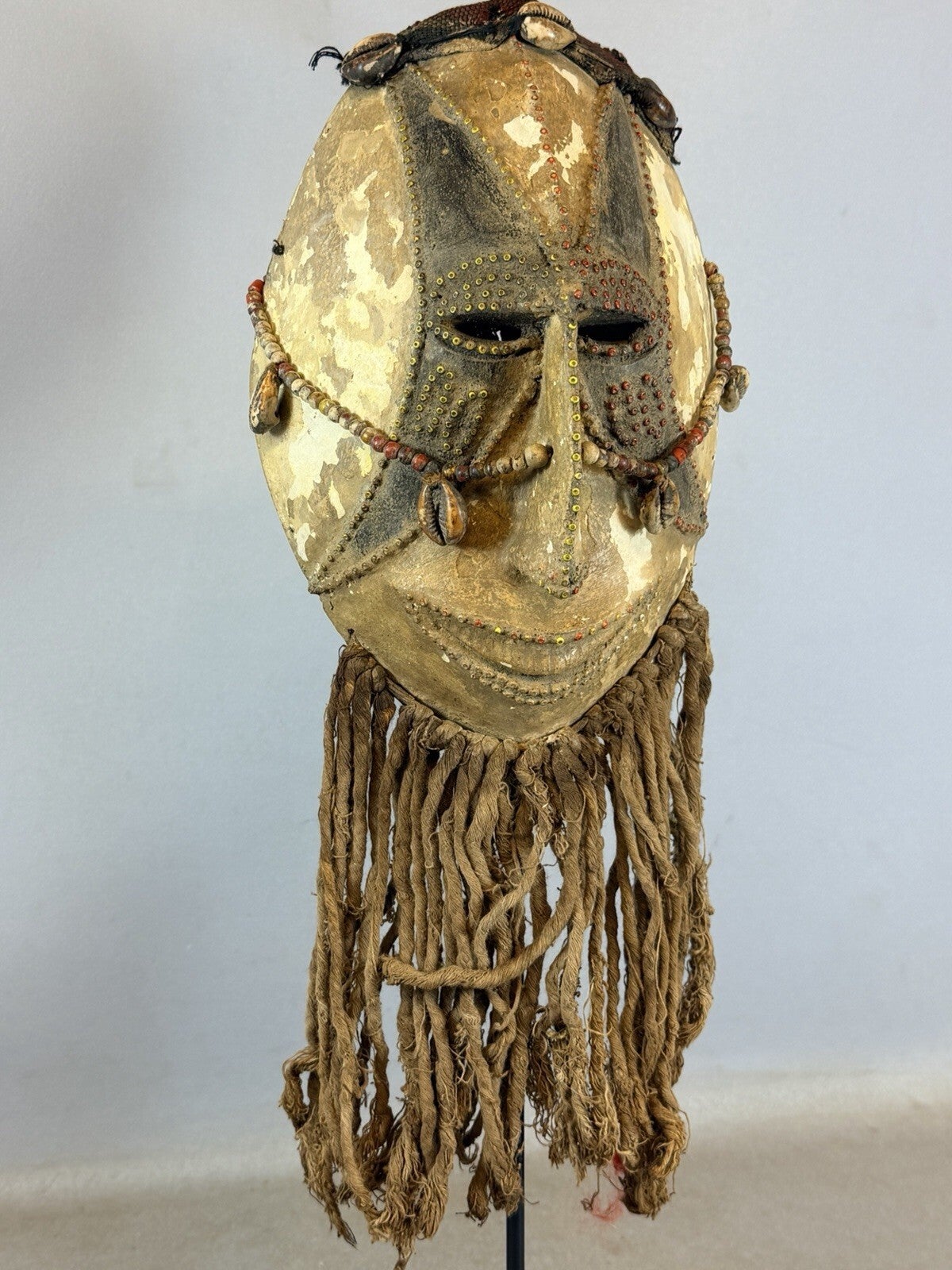 260446 - Old Traditional Authentic African IGBO Mask - Nigeria.