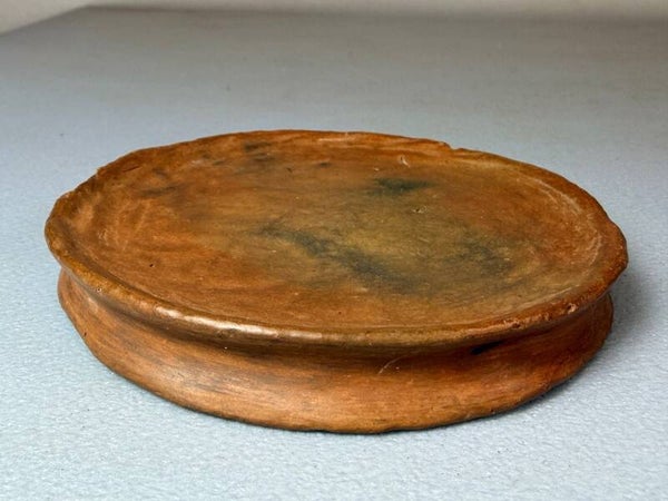 260966 - African Ethiopian terracotta Mursi lip plate - Ethiopia