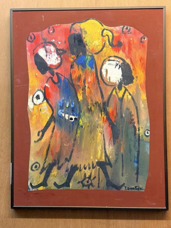 USF059 - African art - Artist Y. Donatien - Untitled - Burkina Faso.