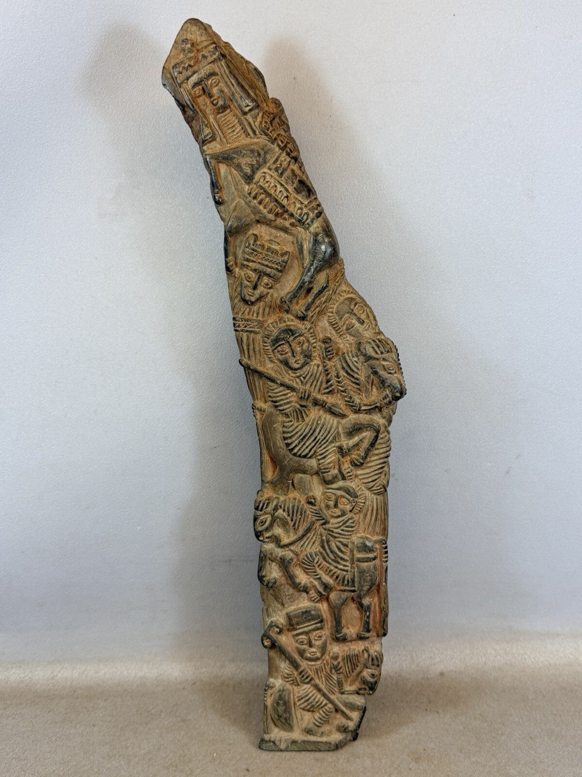 260444 - Rare stone Ethiopian Coptic altar icon - Ethiopia