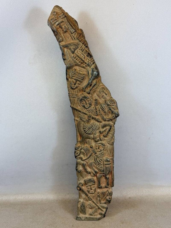 260444 - Rare stone Ethiopian Coptic altar icon - Ethiopia