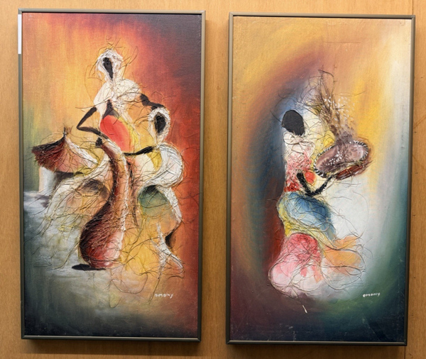 USF053 - African art - Artist Omony - Untitled - Uganda.