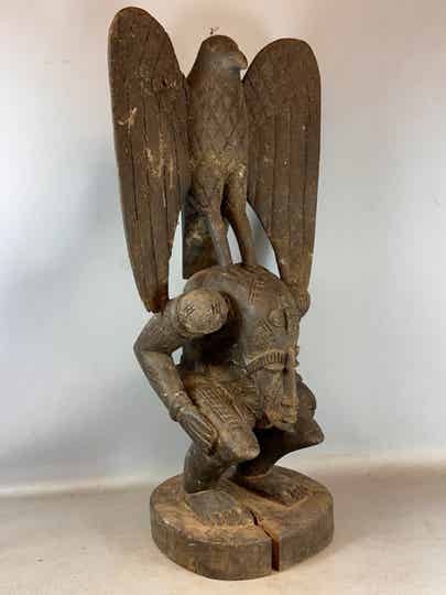 250766 - Large Impressive Extremly Rare Old African Senufo sculpture - Iv Coast.