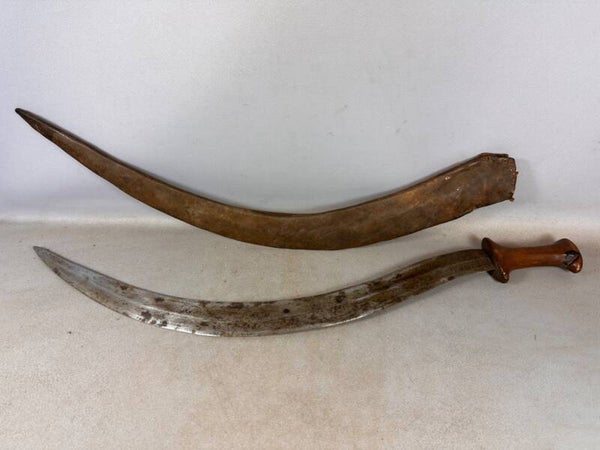 250880 - Original 19th Century Ethiopian Sword in Scabbard - Ethiopia