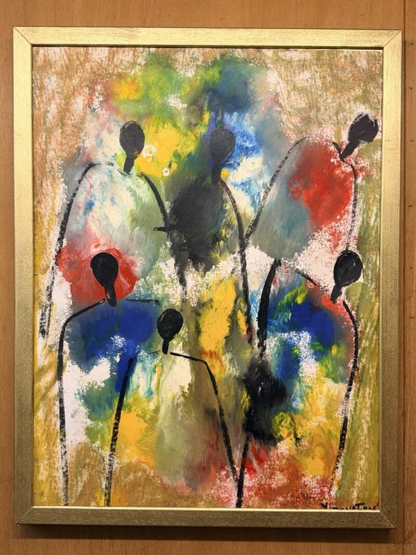 USF041 - African art - Artist Y. Donatien - Untitled - Burkina Faso.