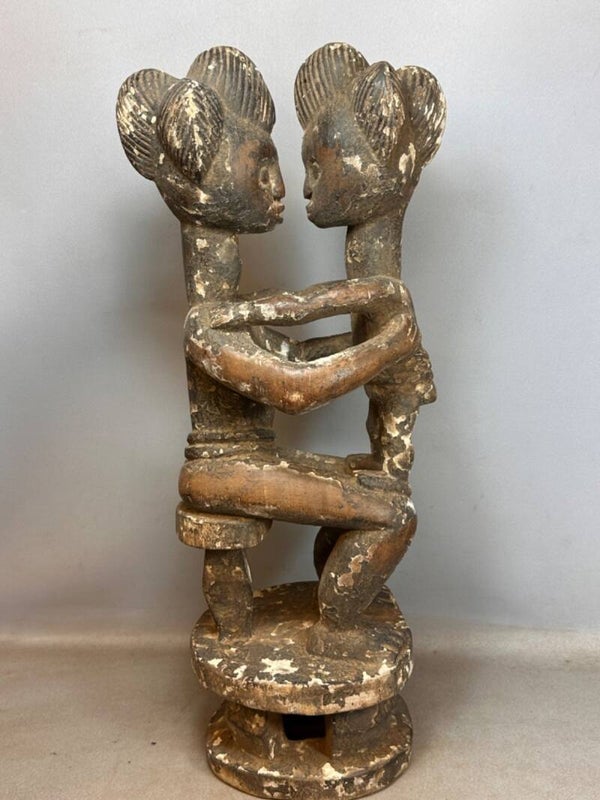250979 - Large, Old & Rare African Yoruba statue - Nigeria.