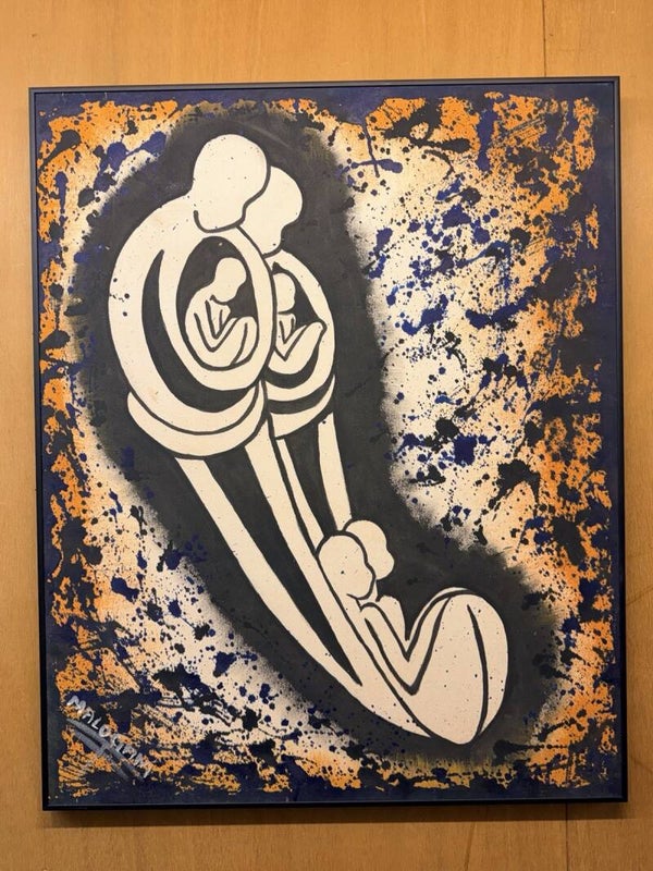 USF034 - African art - artist Diangané Seydou (Malogam) - untitled Burkina Faso