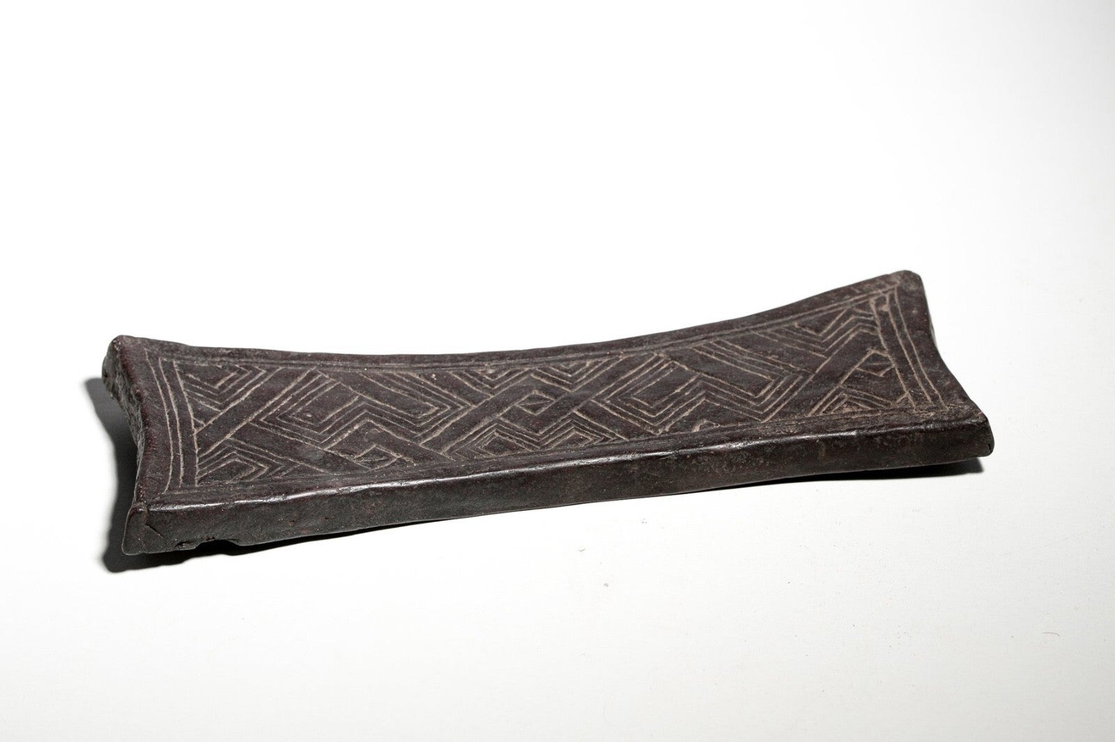 251212 - Rare & Old African Kuba Tukula Bongotol used as a funeral gift - Congo.