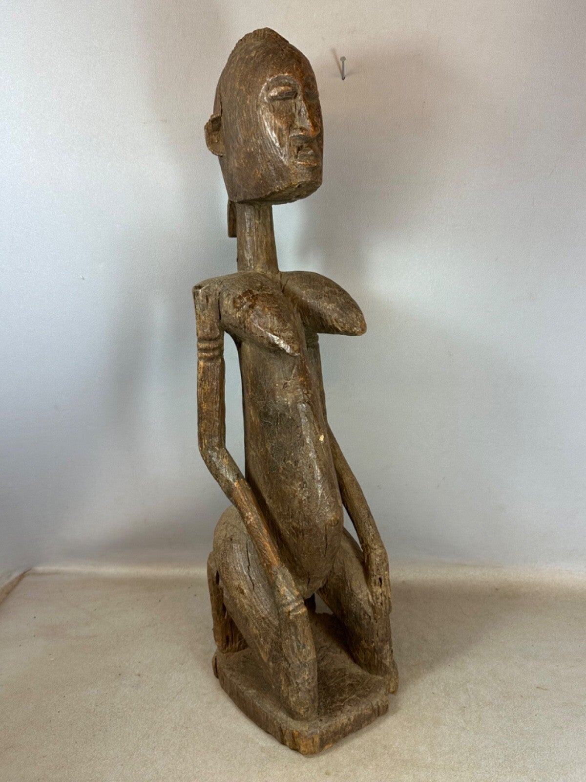251125 - Large Old African Dogon statue - Mali.