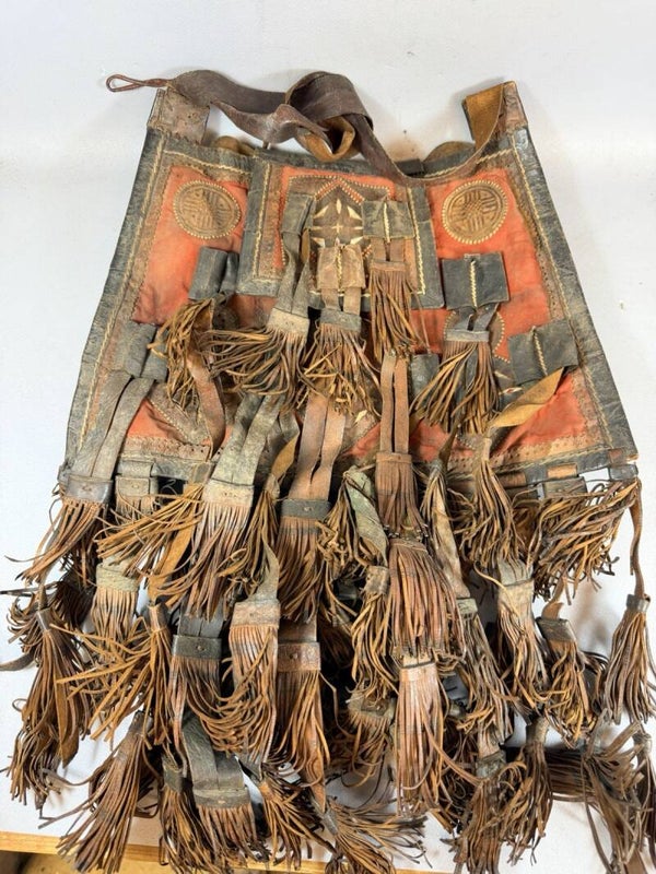 261073 - Old African Tuareg leather camel bag - Niger