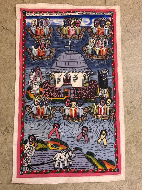 250636 - African Ethiopian Painting - Ethiopia.