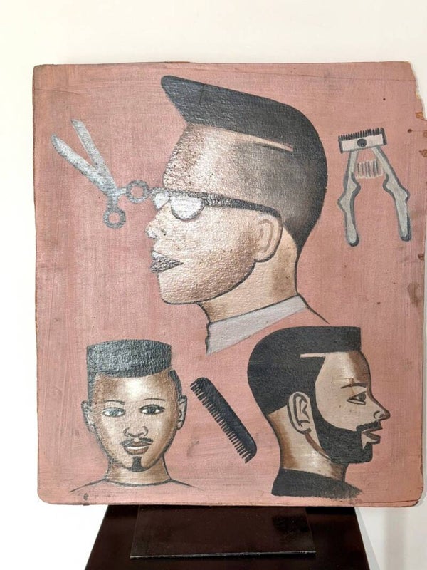 260611 - African Traditional Barbershop Sign from Togo