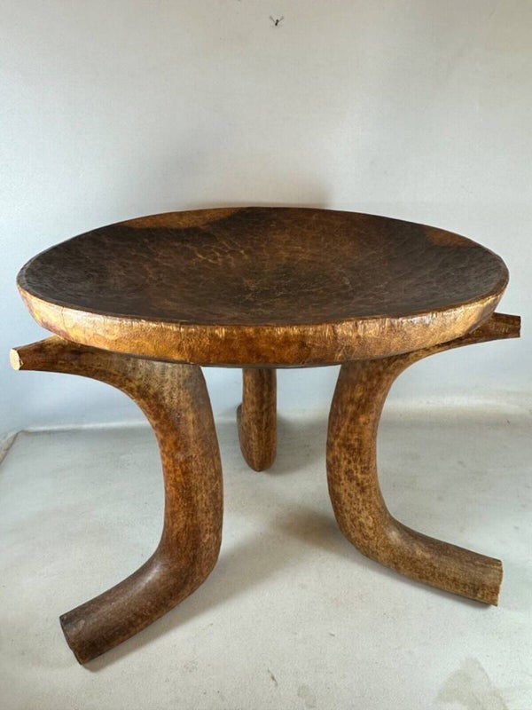 241132 - Large three-legged Jimma handmade Injera table - Ethiopia