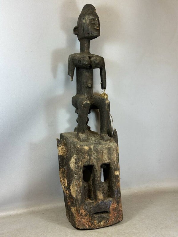 251202 - Very Old African LARGE Dogon Satimbe Mask - Ireli town - Mali.
