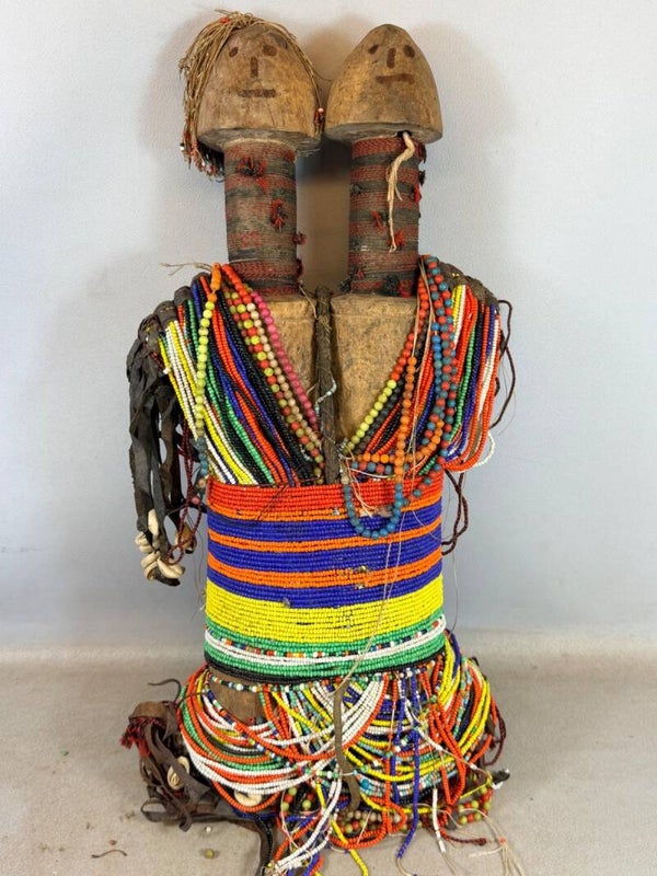 260619 - Large heavy Namchi engagement doll - Cameroon.