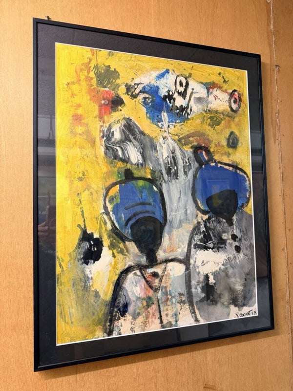 USF028 - African art - Artist Y. Donatien - Untitled - Burkina Faso.