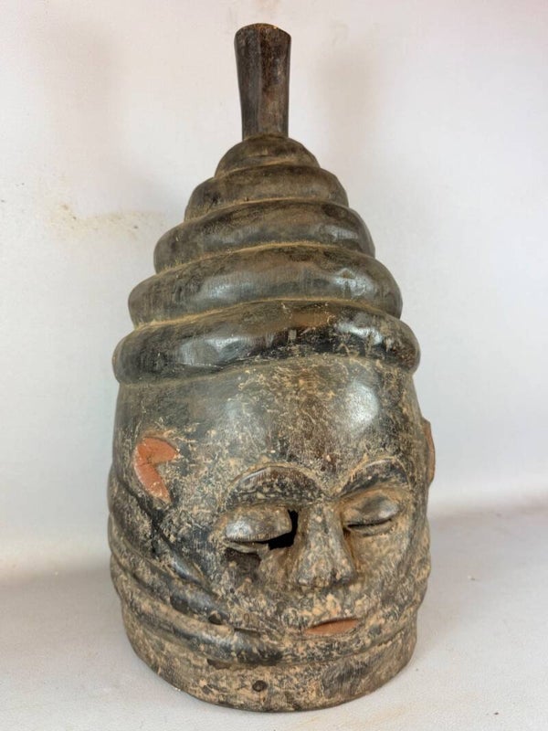 261045 - African Mende Sowei Sande Society Mask - Sierra Leone.