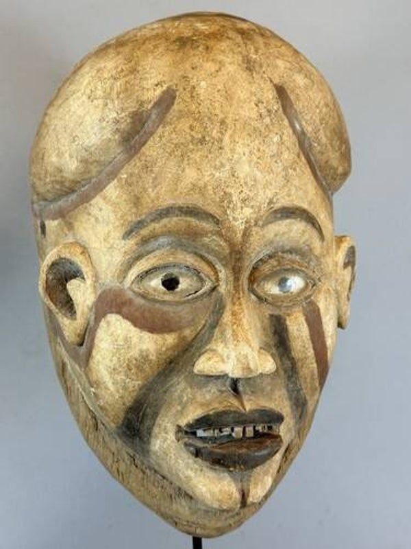 260450 - VERY NICE Old African Bakongo mask - Congo.