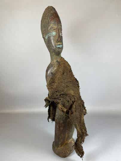 210530 - Tribal used African Baule statue - Iv. Coast.