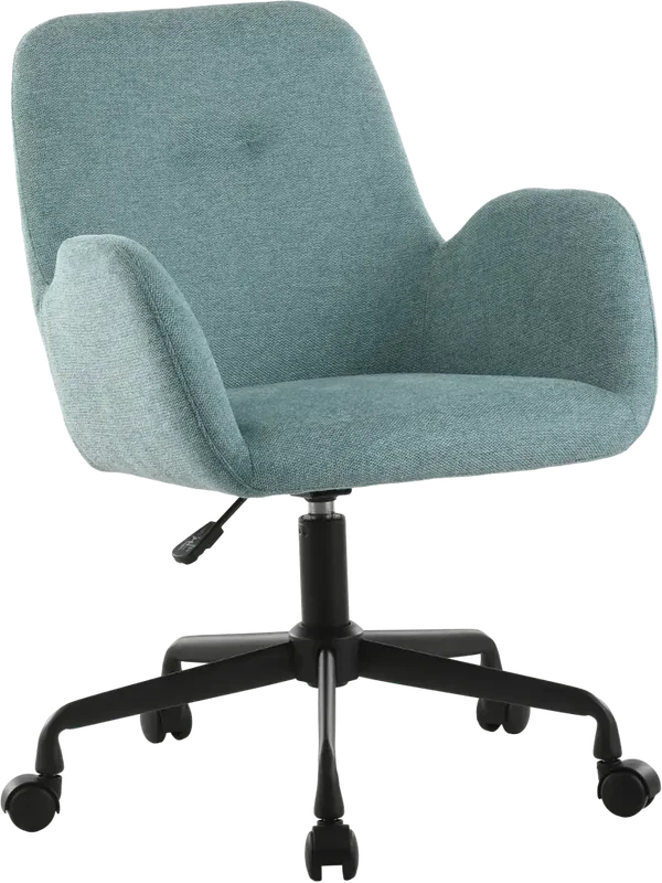 Fauteuil tapissé GHINEA pied à roulette